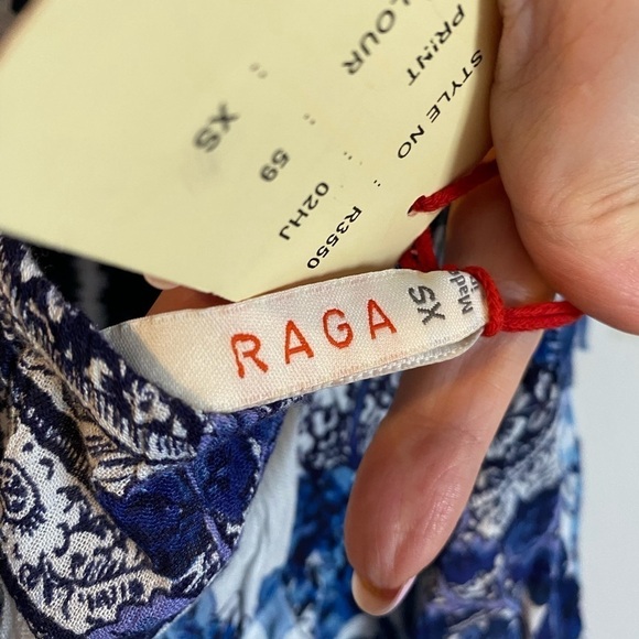 NWT RAGA Crocheted Peplum Crop Too - Picture 6 of 6